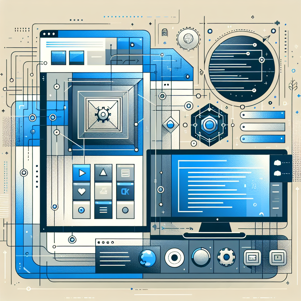 Ilustración técnica para: Las 5 Principales Tendencias en Desarrollo Web para 2024