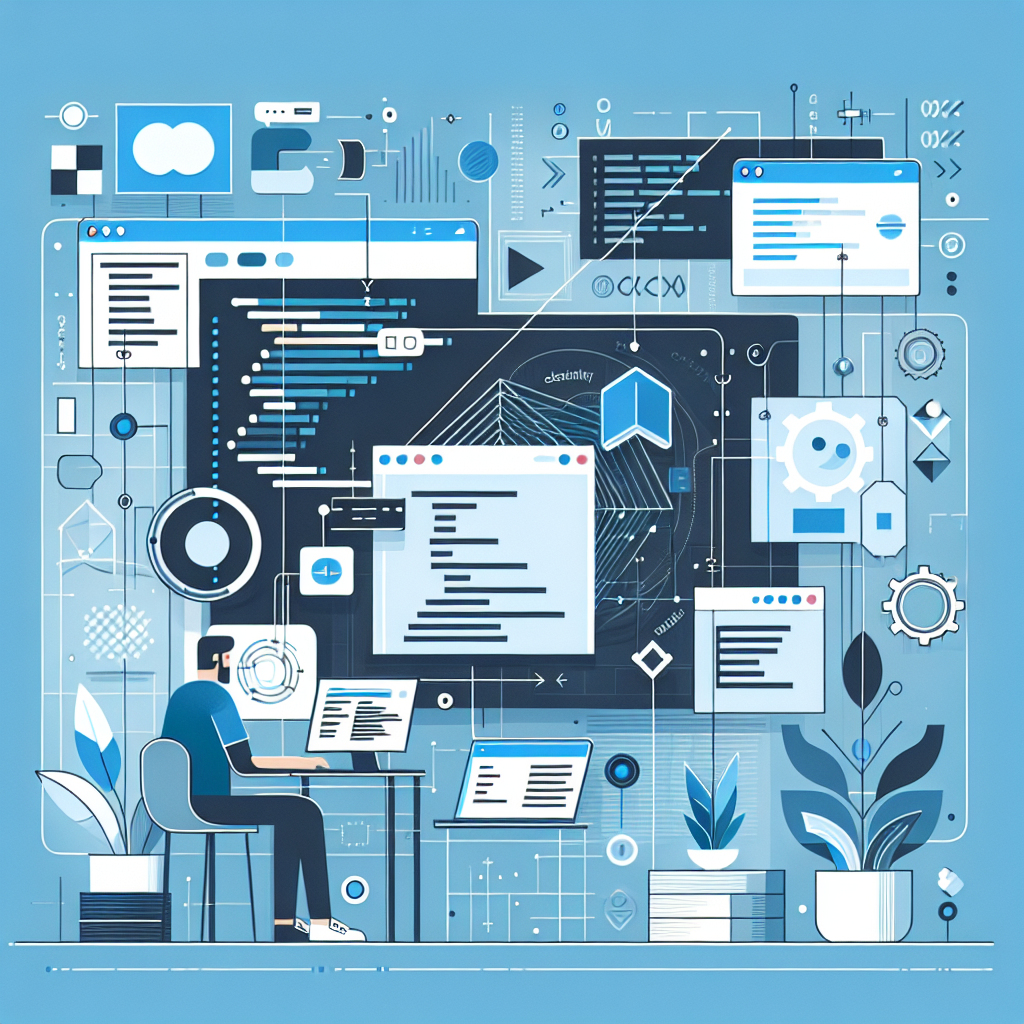 Ilustración técnica para: Descubre los Beneficios de Utilizar TypeScript en el Desarrollo de Aplicaciones Web Modernas