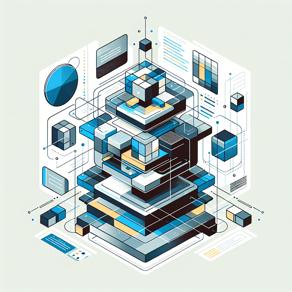 Ilustración técnica para: Construcción de Microfrontends con Spring Boot y Angular: Un Enfoque Modular