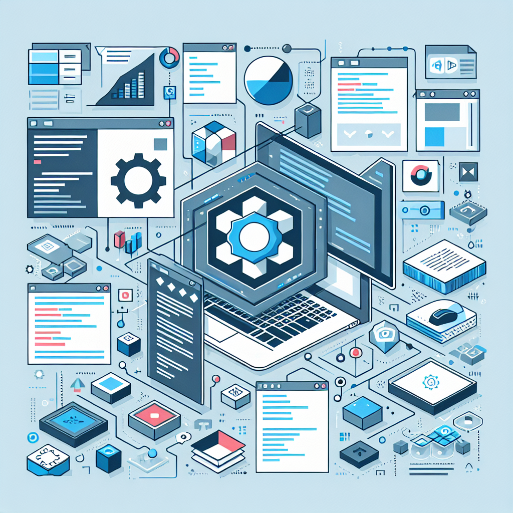 Ilustración técnica para: Domina la Integración de APIs RESTful en Aplicaciones Angular Usando HTTPClient y RxJS
