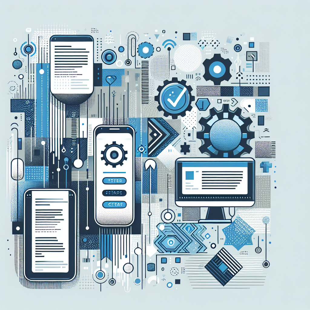 Ilustración técnica para: Estrategias para Implementar Testing Automatizado en Aplicaciones Web Modernas