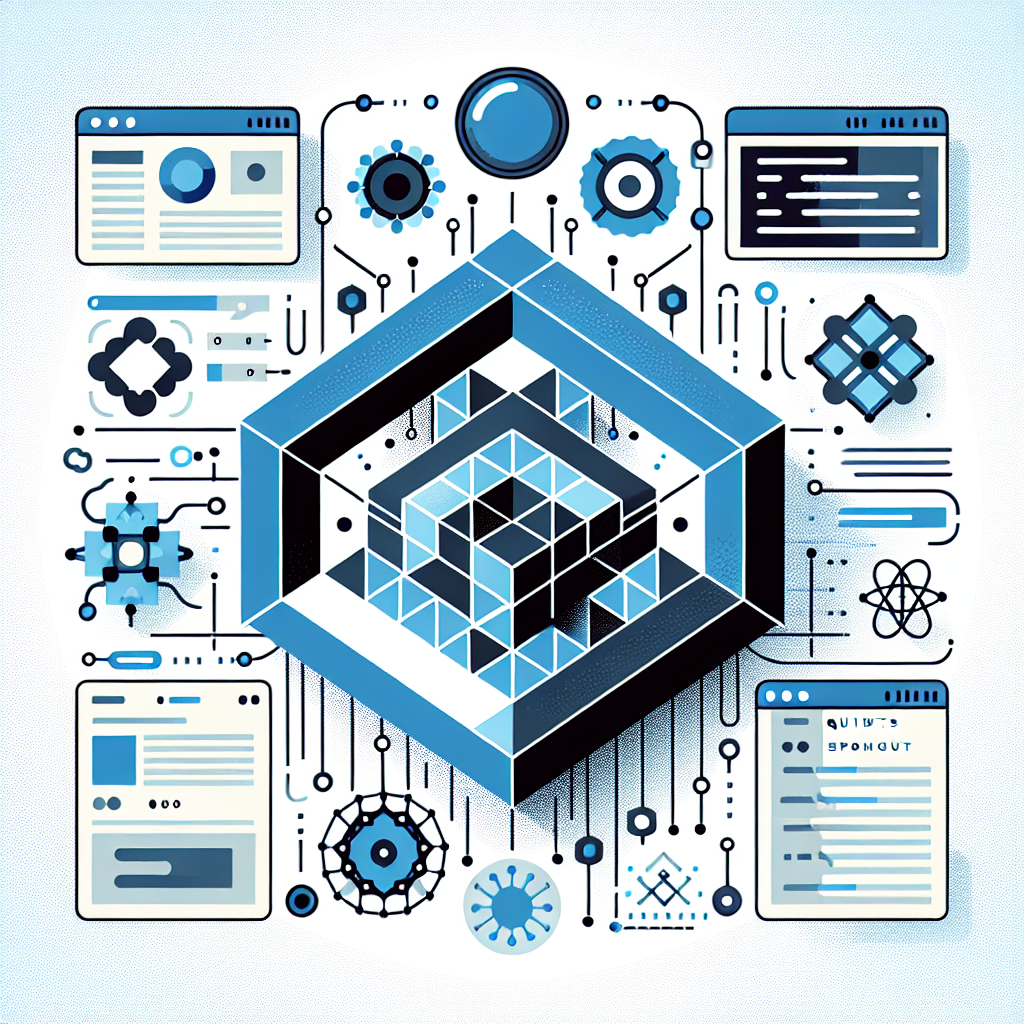 Ilustración técnica para: Introducción a la Programación Cuántica: Herramientas y Conceptos Clave para Desarrolladores