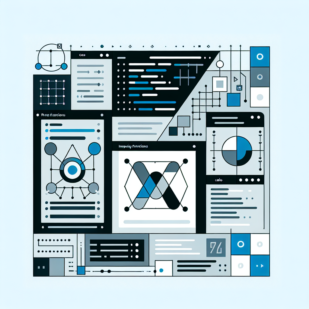 Ilustración técnica para: Introducción a la Programación Funcional en JavaScript: Mejora tu Código con Paradigmas Modernos