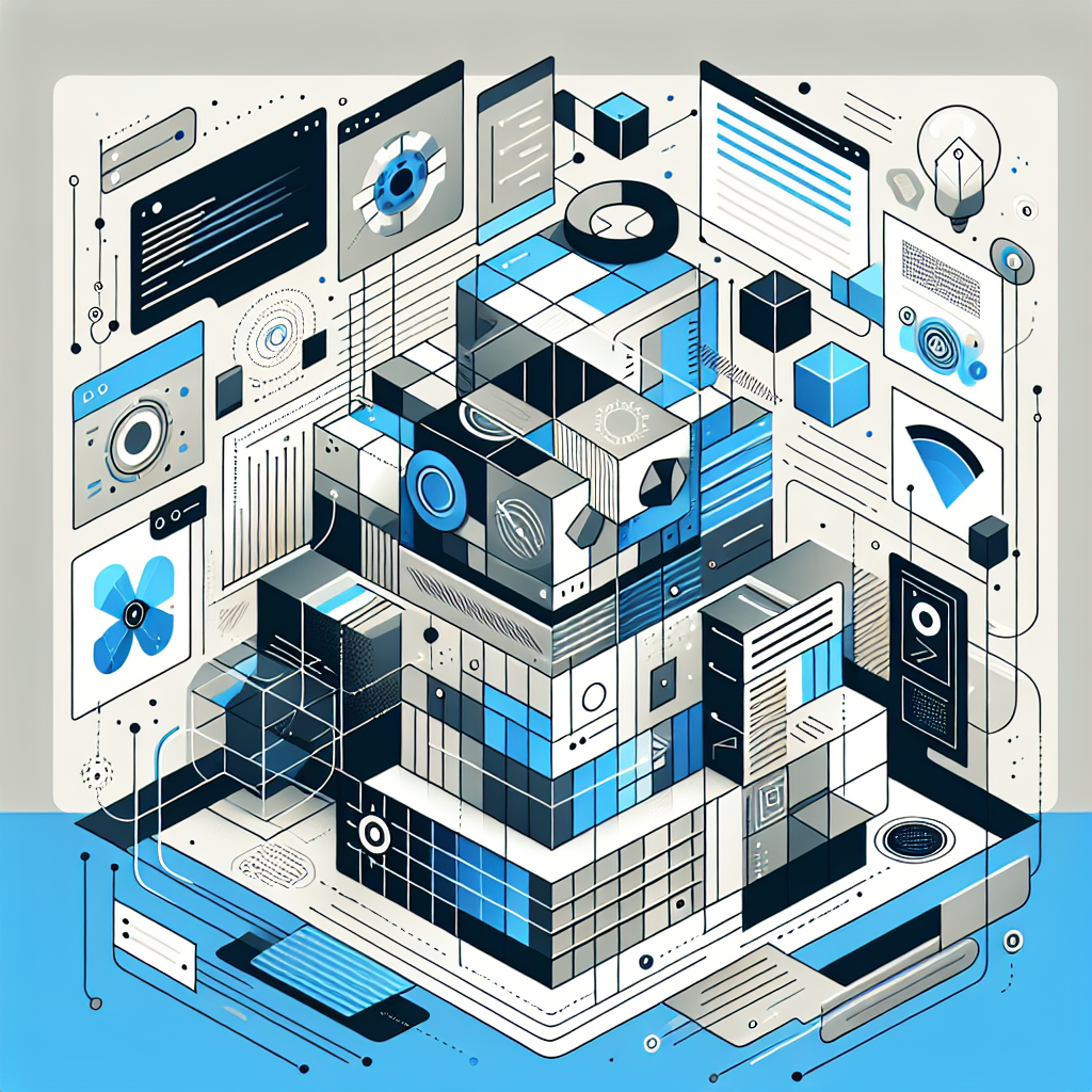 Ilustración técnica para: Mejorando la Experiencia del Usuario en Aplicaciones Web con Progressive Web Apps (PWAs)