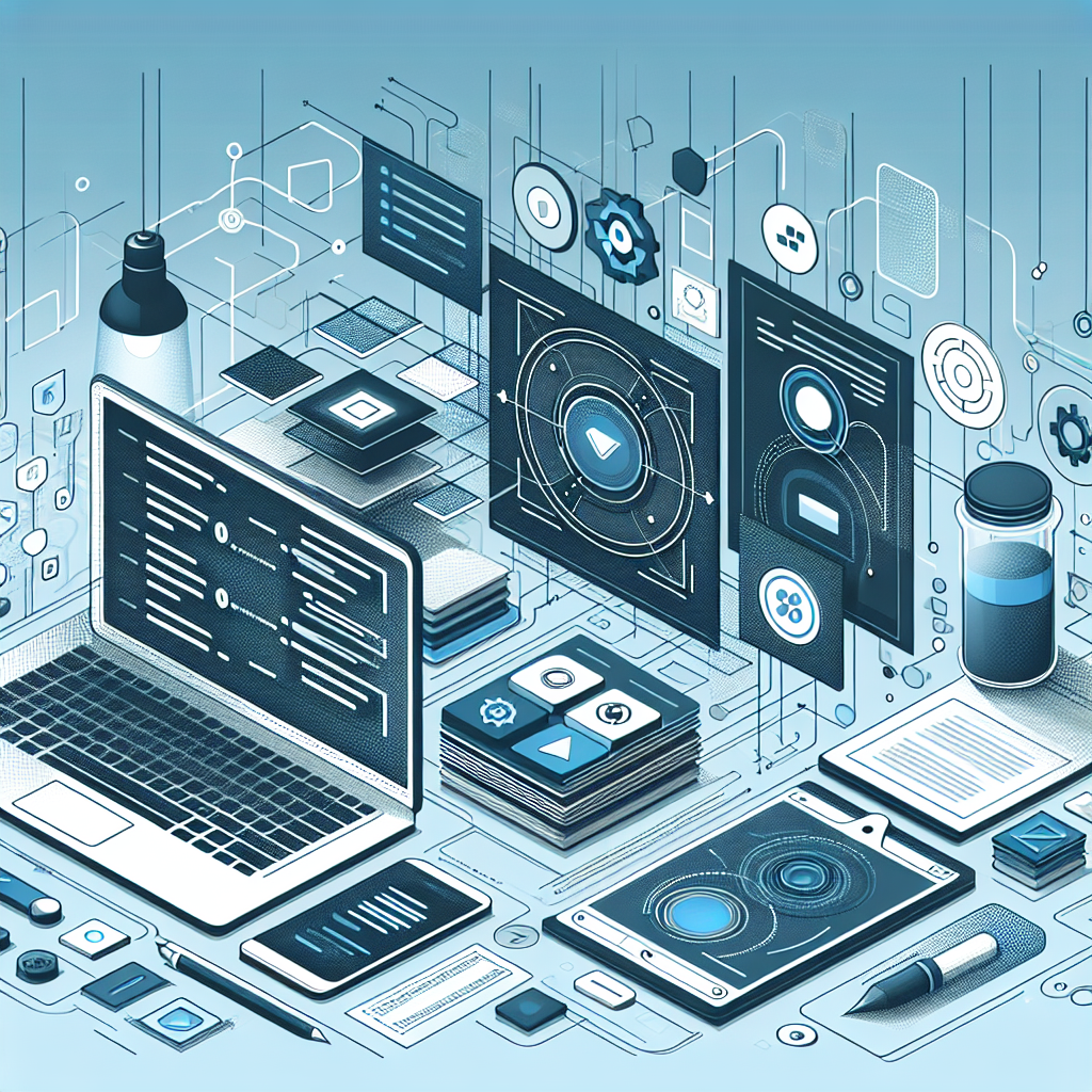 Ilustración técnica para: Domina el Desarrollo de Aplicaciones Web con la Arquitectura de Micro Frontends