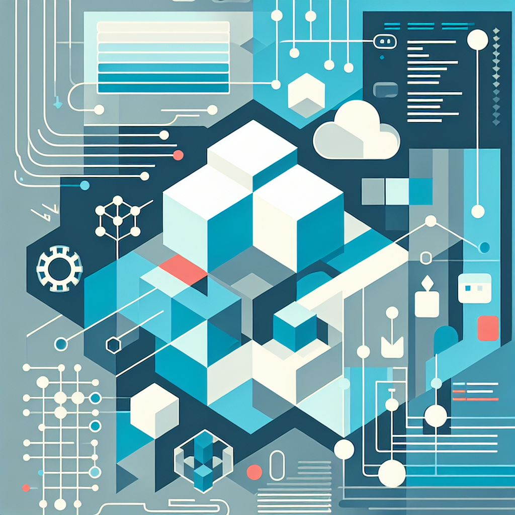 Ilustración técnica para: Domina la Programación de Microservicios con Kubernetes y Docker: Guía Completa para Desarrolladores