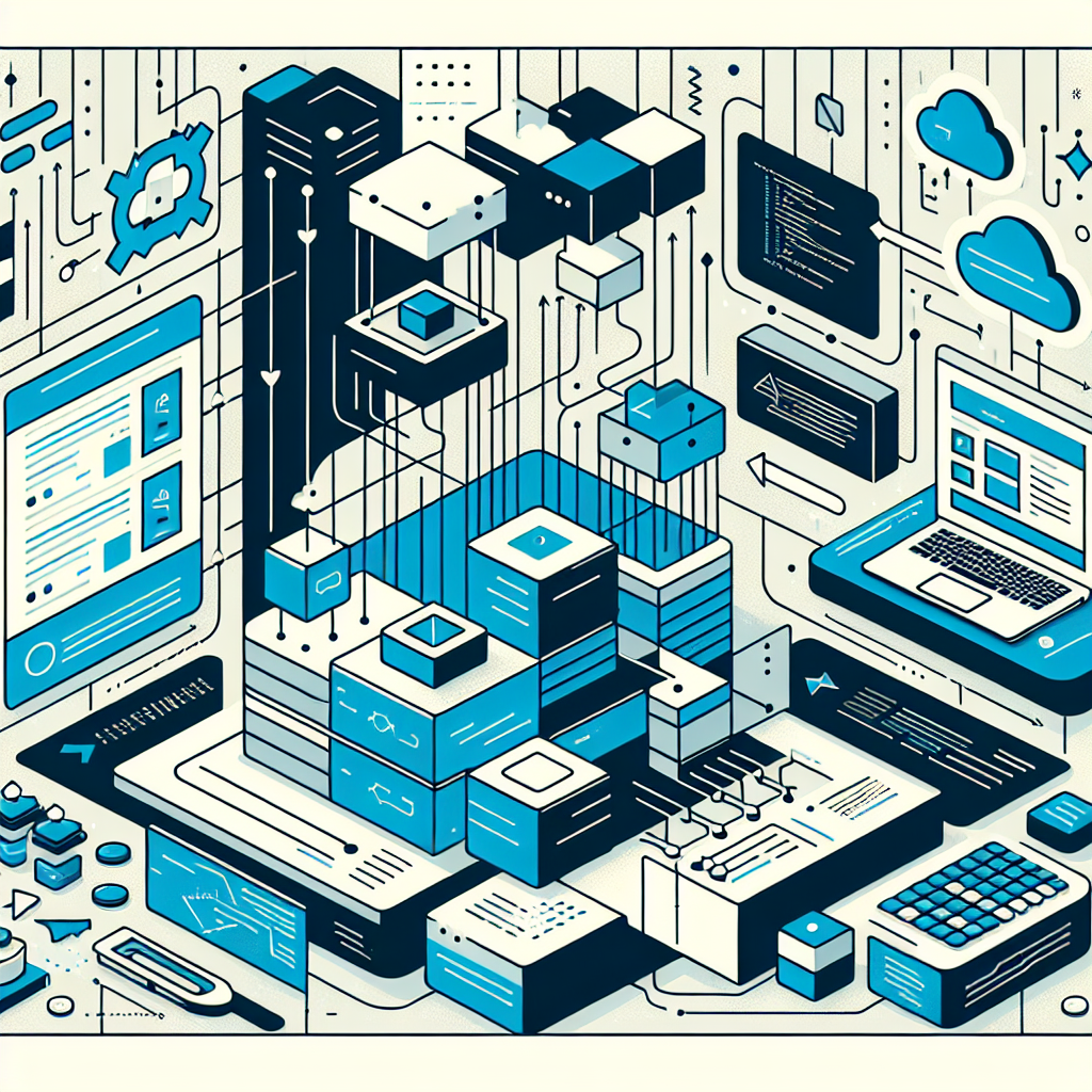 Ilustración técnica para: Domina el Desarrollo de Microservicios con Spring Boot y Docker en 2024