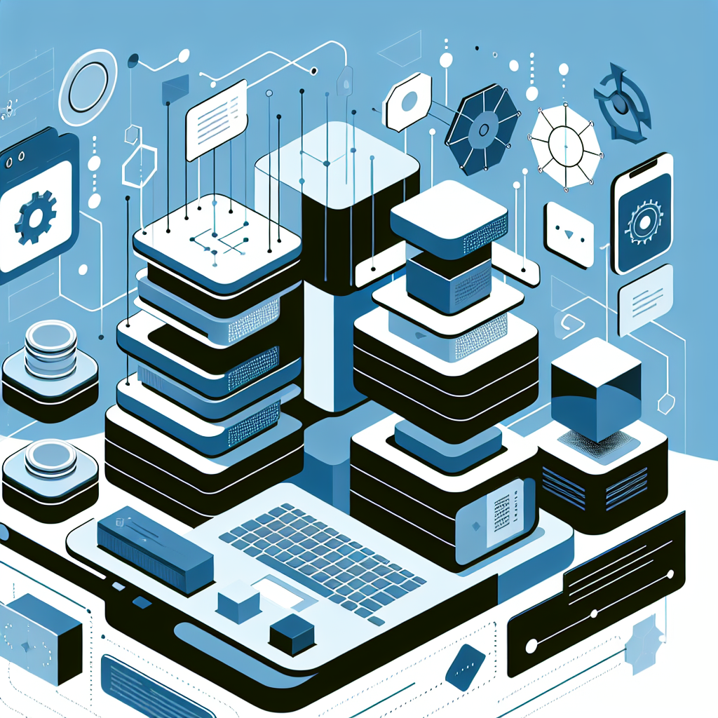 Ilustración técnica para: Domina la Arquitectura de Microservicios con Spring Boot y Docker: Una Guía Práctica