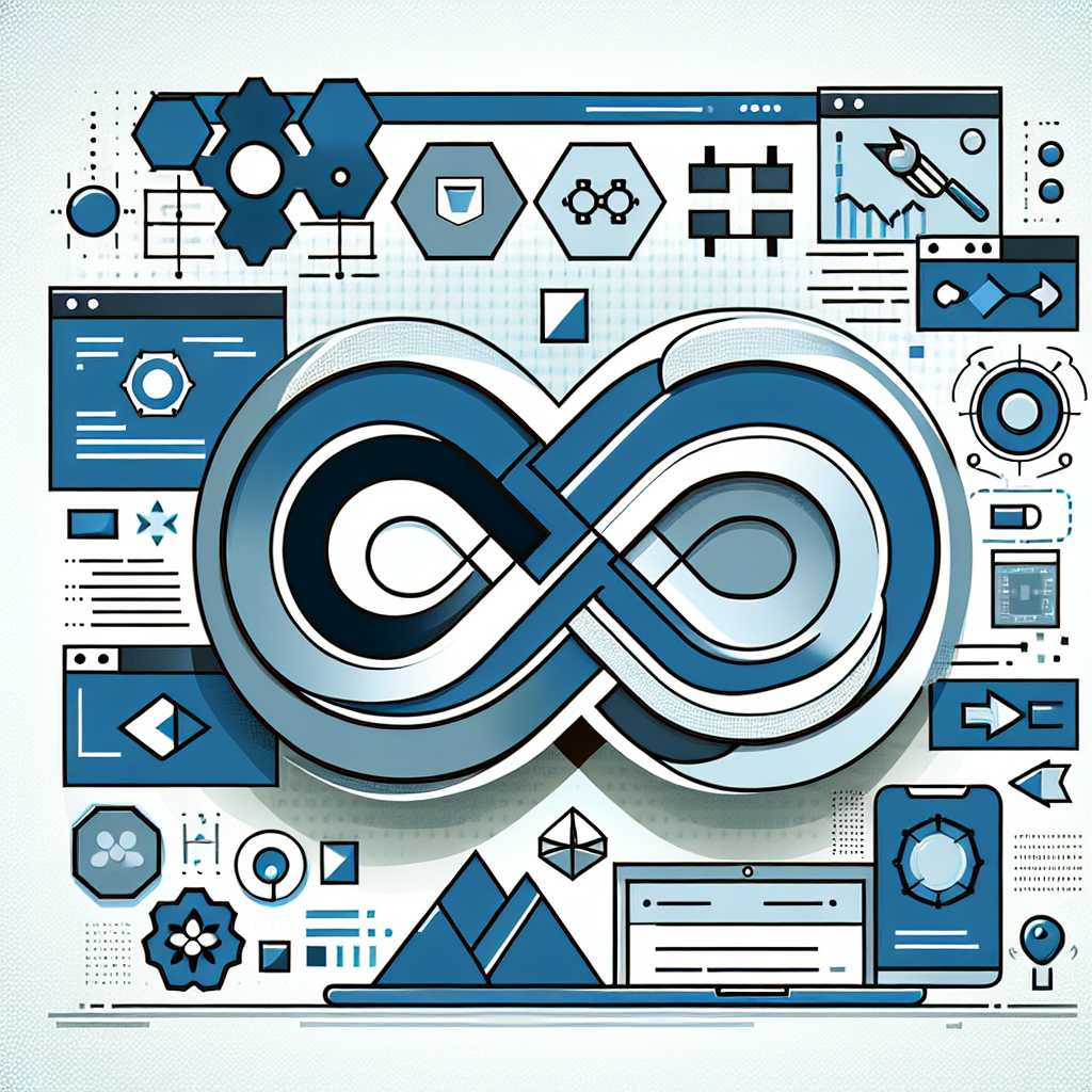 Ilustración técnica para: Optimiza tu flujo de trabajo con Devops y GitHub Actions en 2024