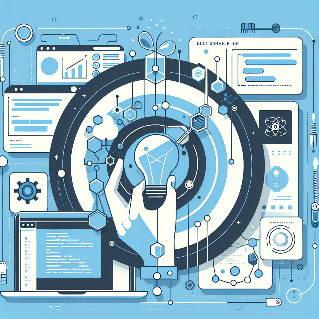 Ilustración técnica para: Optimización en Servicios REST con Spring Boot y GraphQL: Mejora el Desempeño y la Flexibilidad de tus APIs