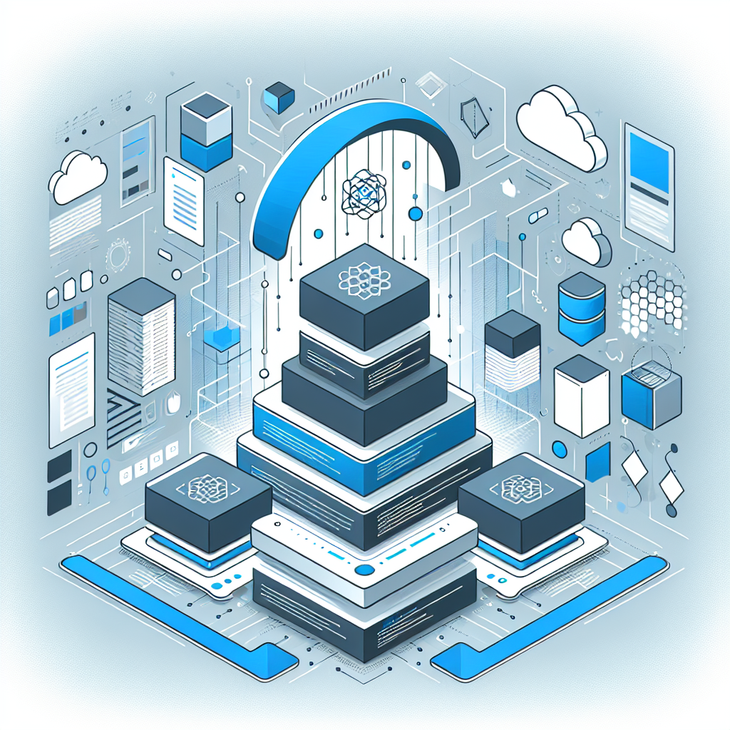 Ilustración técnica para: Transformando el Desarrollo de Software: La Era de la Programación Sin Servidor
