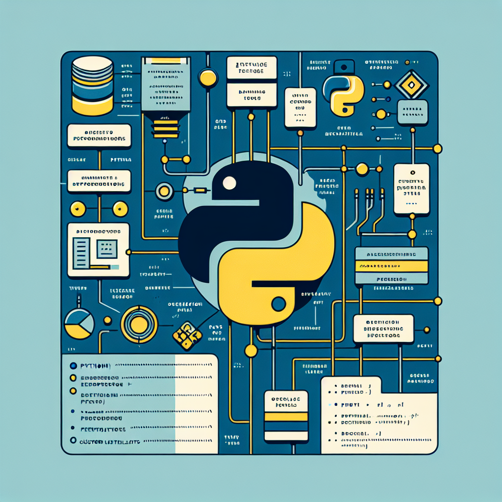Ilustración técnica para: Optimización de Memoria con Generators en Procesamiento de Datos usando Python