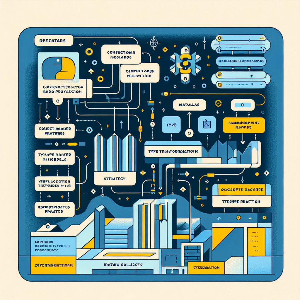 Ilustración técnica para: Diseñando Modelos Dinámicos de Inteligencia Artificial: El Poder de las Metaclases en Python