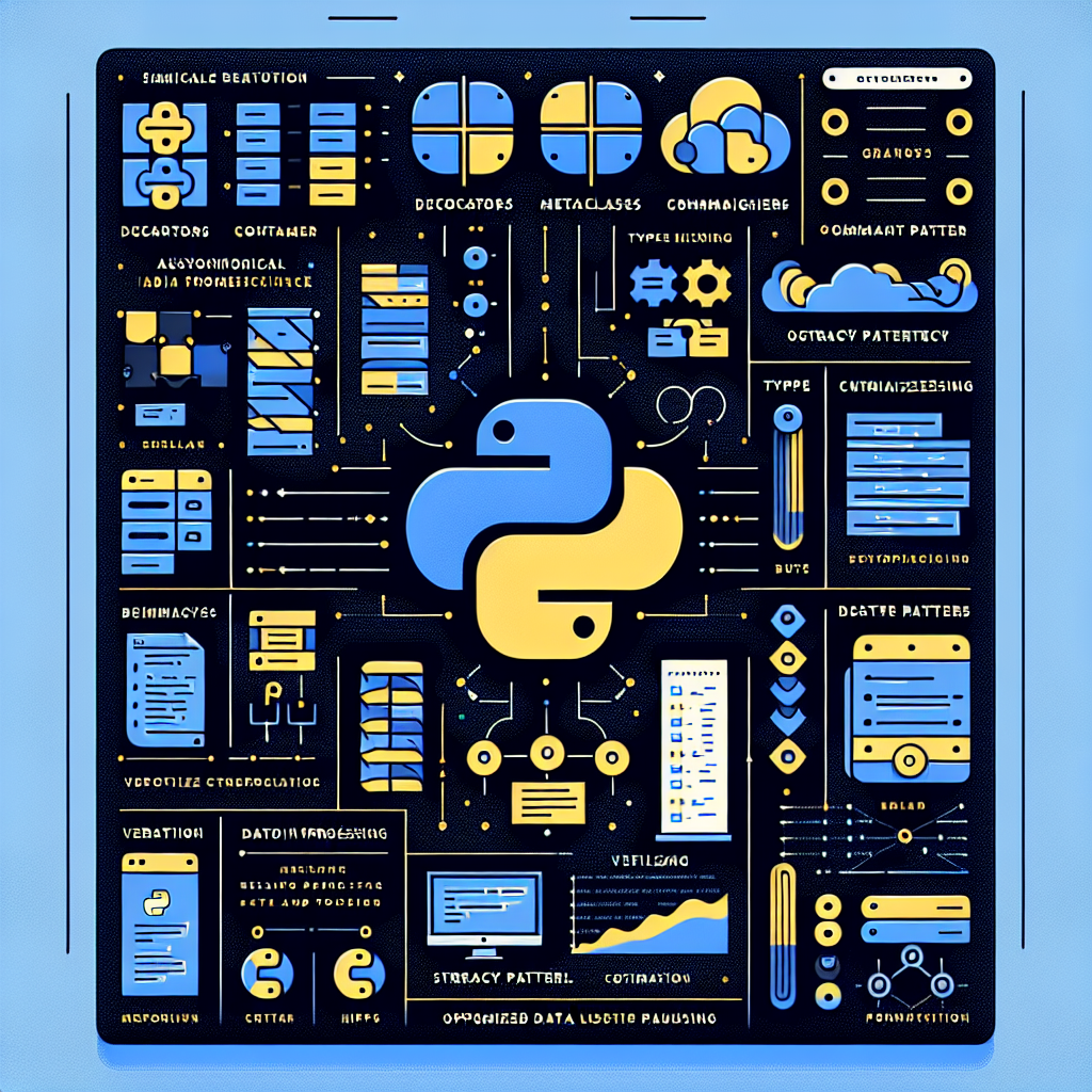 Ilustración técnica para: Optimización de Memoria y Rendimiento en Proyectos de IA: Implementando Generators en Python