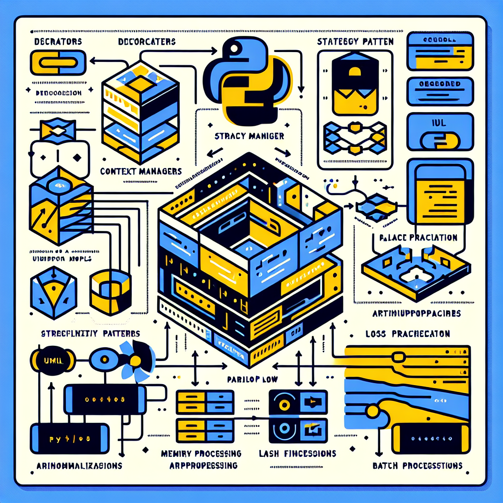 Ilustración técnica para: Optimización del Tracking de Experimentos en IA: Decoradores Avanzados en Python