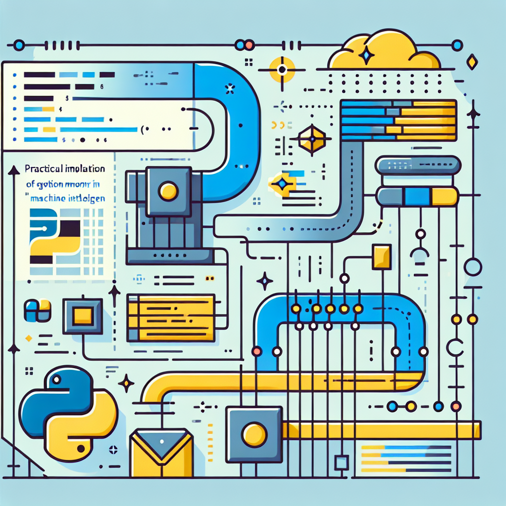 Ilustración técnica para: Optimización del Memory Footprint en ML con Generadores Avanzados en Python