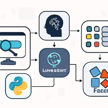Ilustración técnica para: Guía Completa para Construir un Sistema de Búsqueda Semántica con LangChain y FAISS en Python