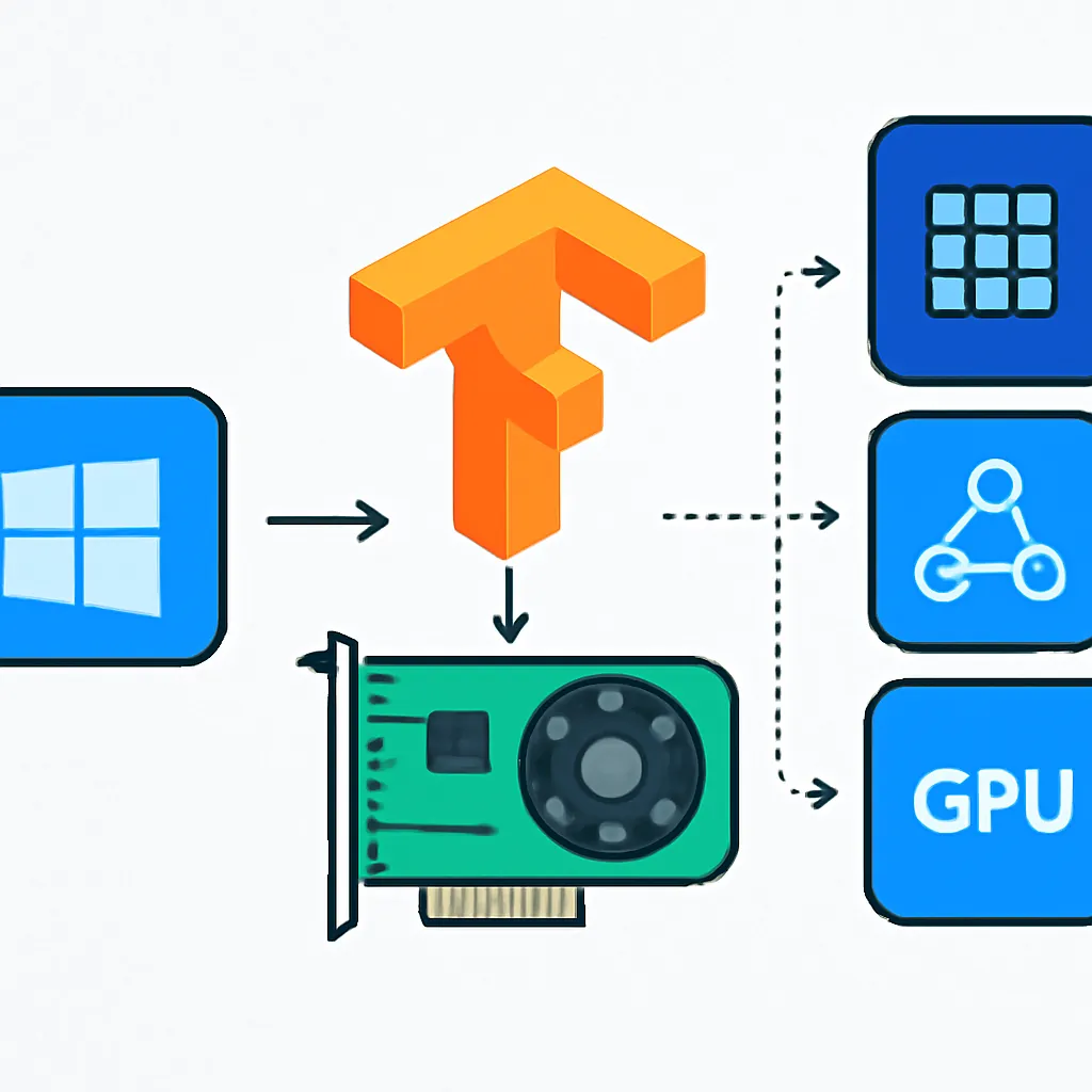 Ilustración técnica para: Guía Completa para Configurar un Entorno de Desarrollo en TensorFlow con GPU en Windows