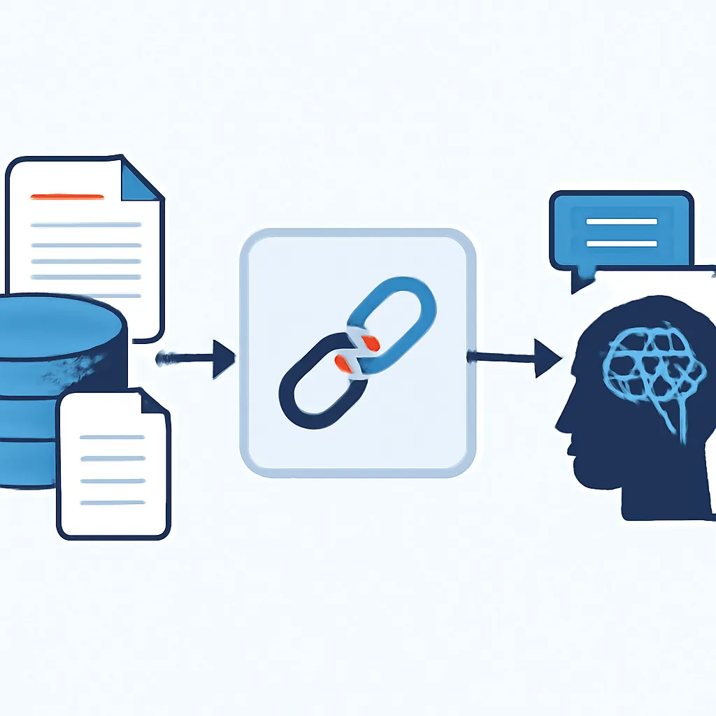 Ilustración técnica para: Guía Práctica para Implementar un Sistema RAG (Retrieval-Augmented Generation) con LangChain y OpenAI