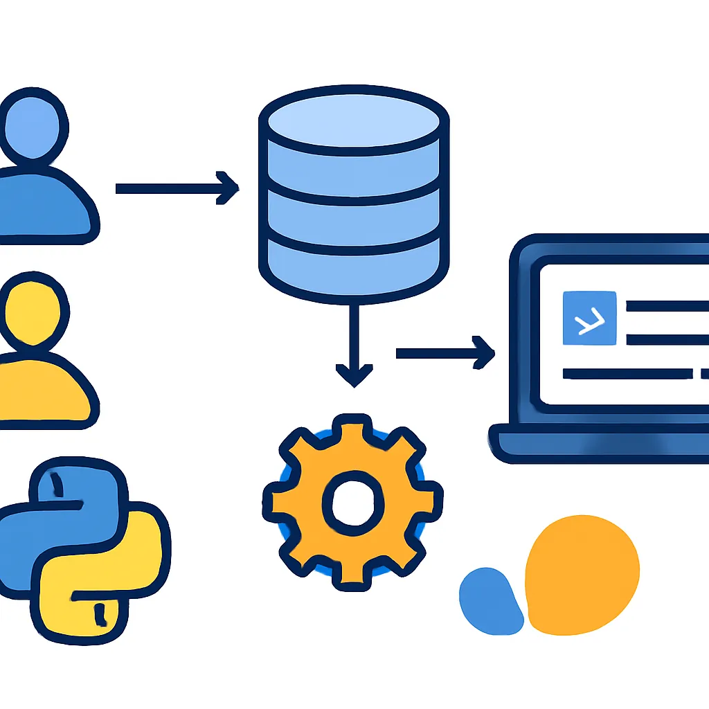 Ilustración técnica para: Guía para Principiantes: Cómo Construir un Sistema de Recomendación Simple con Python y Scikit-Learn