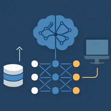 Ilustración técnica para: Implementación Profunda de Sistemas RAG (Retrieval Augmented Generation): Arquitectura, Componentes y Optimización Avanzada