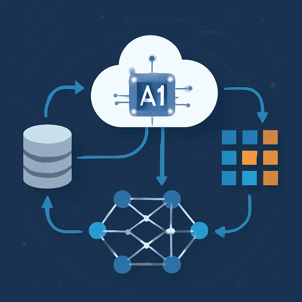 Ilustración técnica para: Implementación Profunda de Sistemas RAG (Retrieval Augmented Generation): Componentes, Arquitectura y Optimización Avanzada